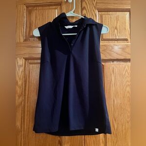 Lady Hagen - Navy Sleeveless Polo Golf Shirt